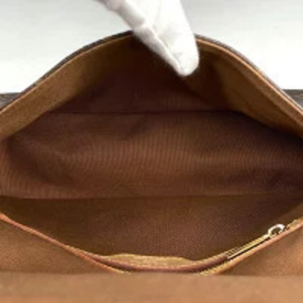 Louis Vuitton Bag Shoulder Looping Brown Monogram Handbag Hobo Brown - Picture 6 of 6